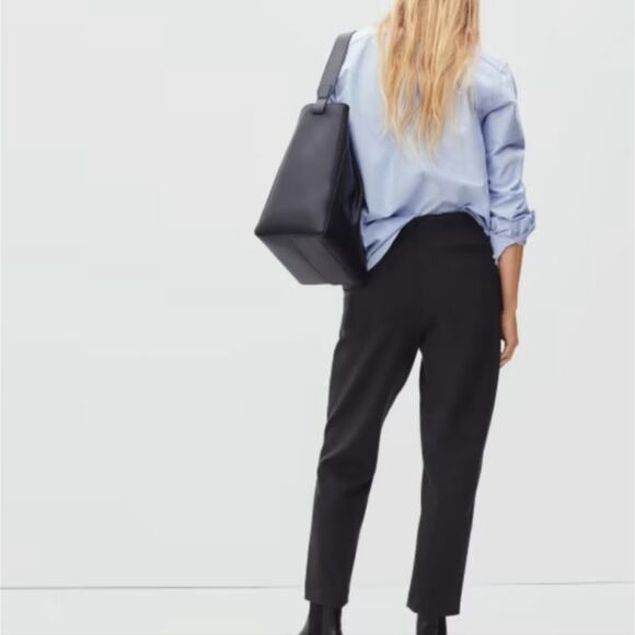 NEW Everlane Black The Dream Knit Tailored Trouser Sweatpant Work Pant - Picture 4 of 10
